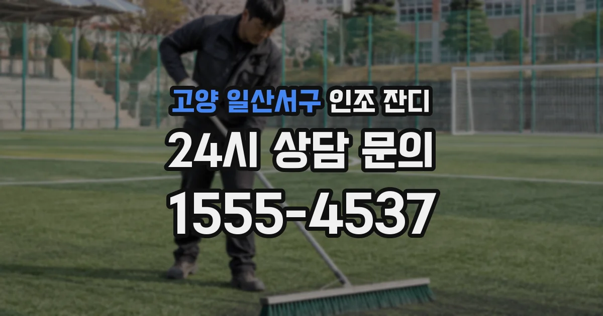 고양 일산서구 인조 잔디