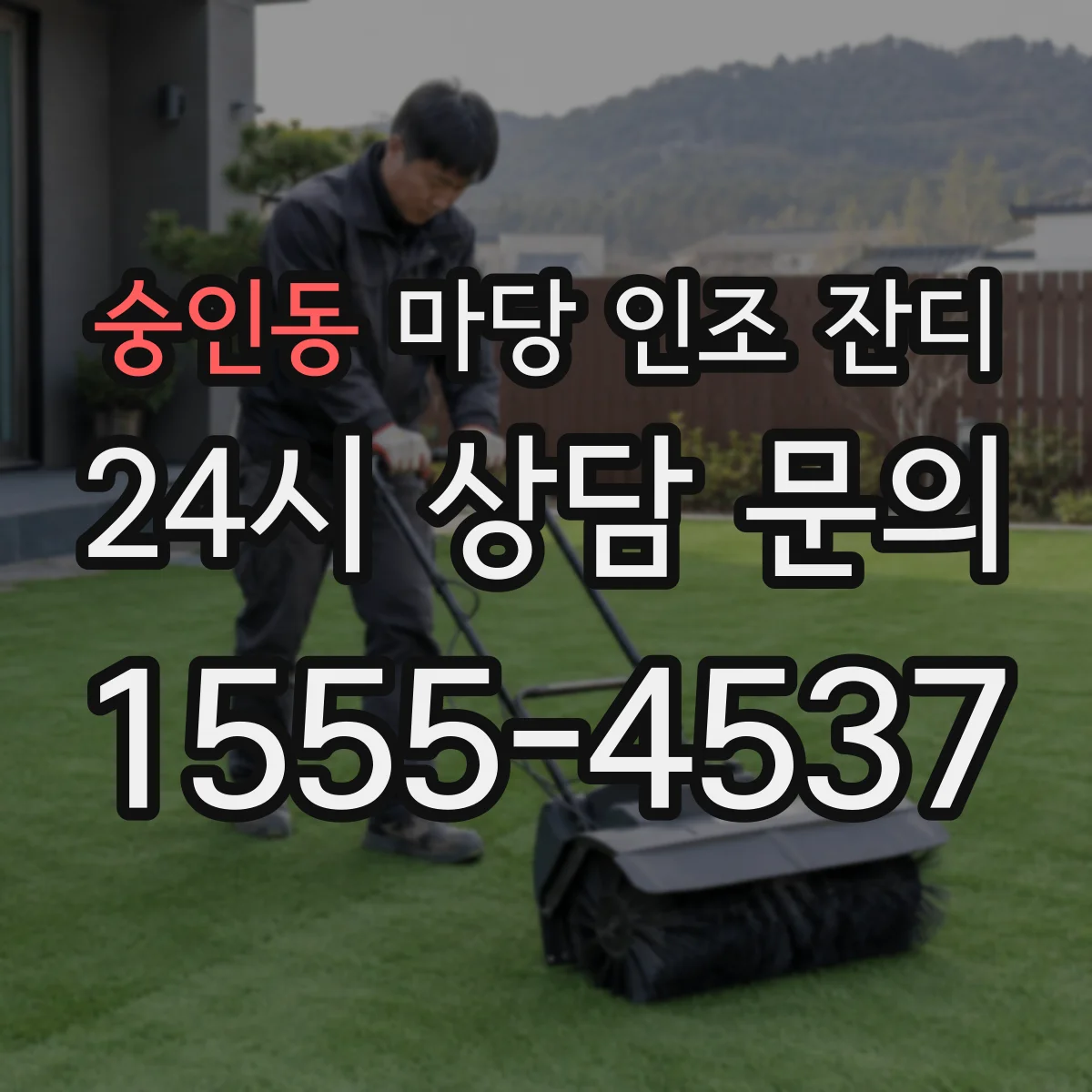 숭인동 마당 인조 잔디