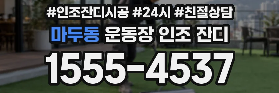 마두동 운동장 인조 잔디