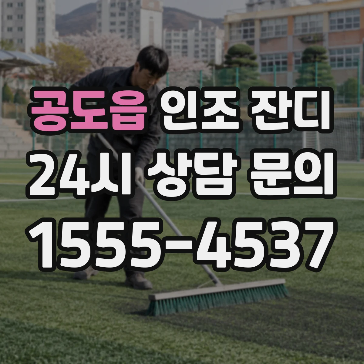 공도읍 인조 잔디