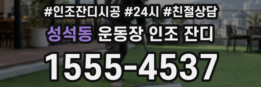성석동 운동장 인조 잔디