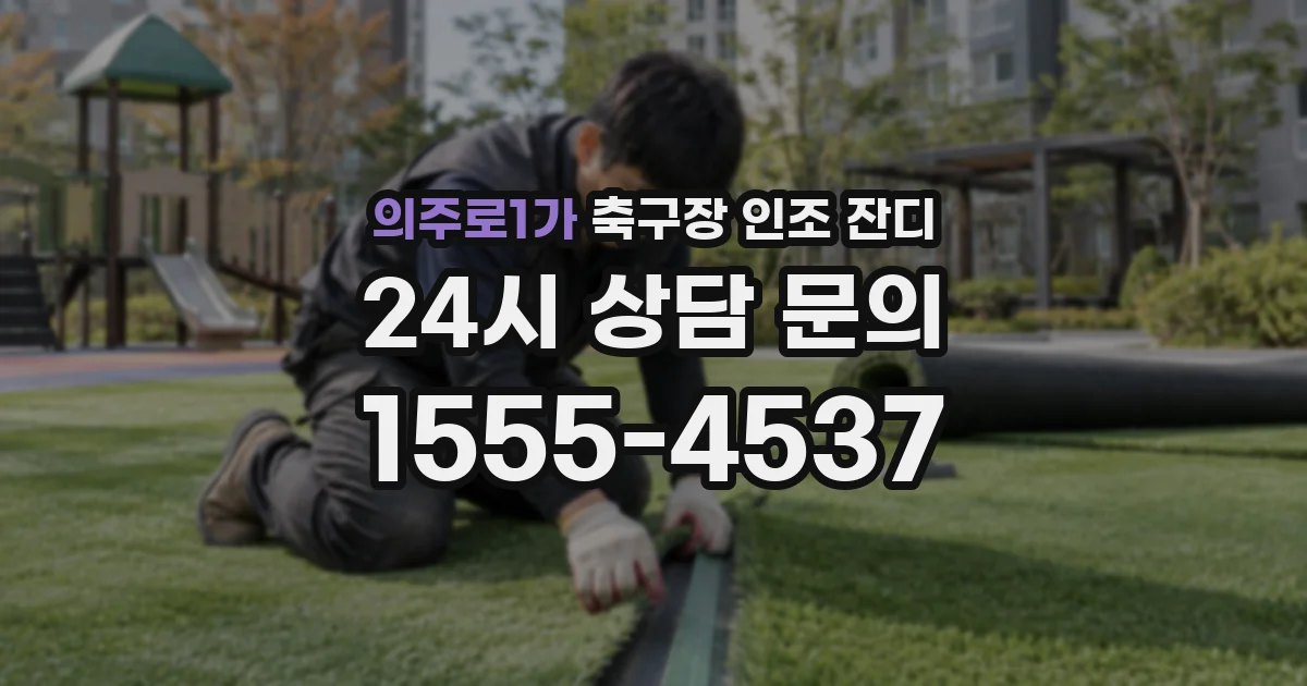 의주로1가 축구장 인조 잔디