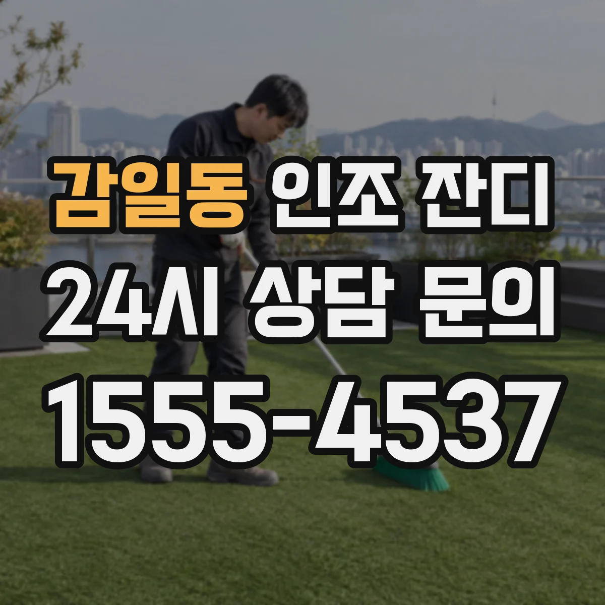 감일동 인조 잔디