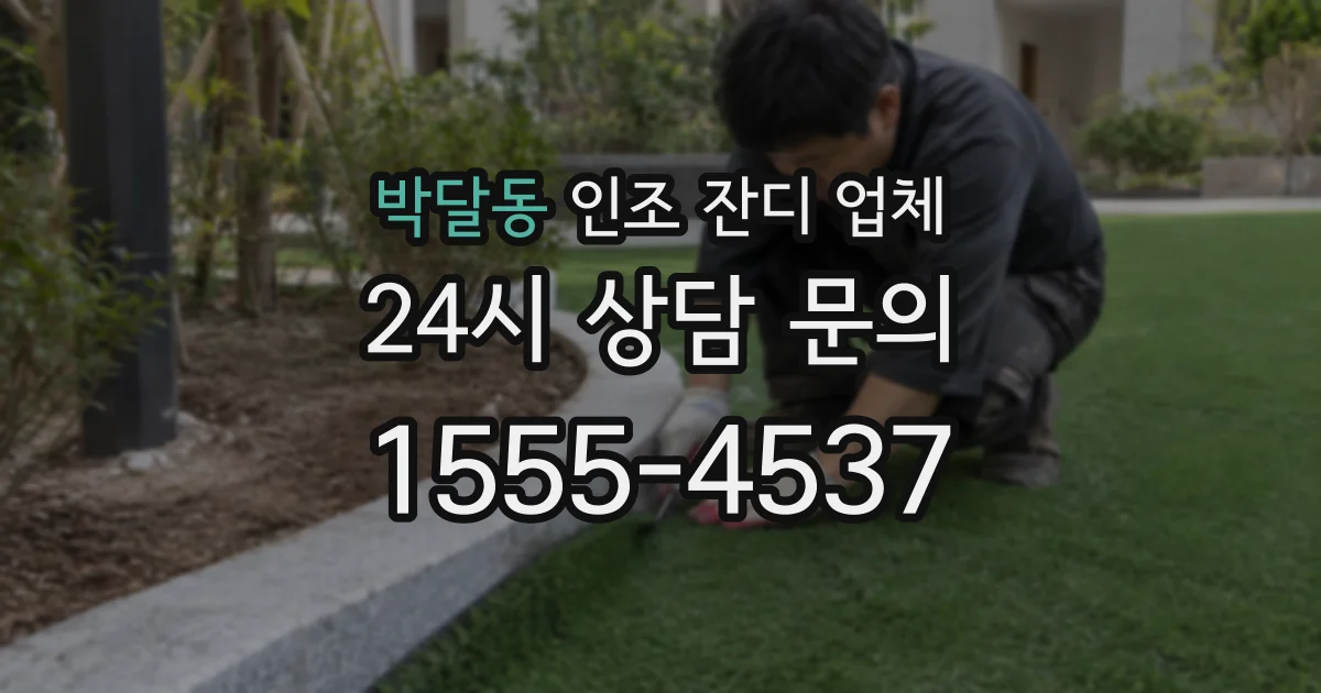 박달동 인조 잔디 업체