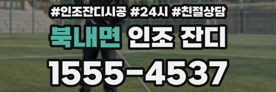 북내면 인조 잔디