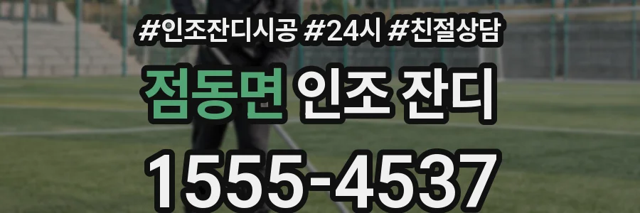 점동면 인조 잔디