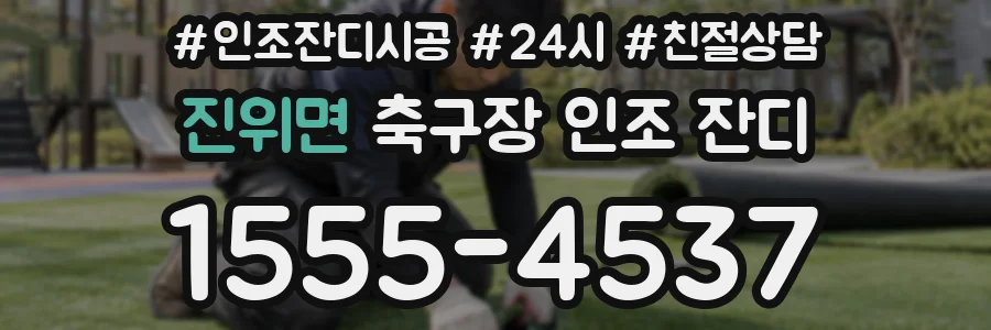 진위면 축구장 인조 잔디