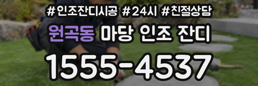 원곡동 마당 인조 잔디