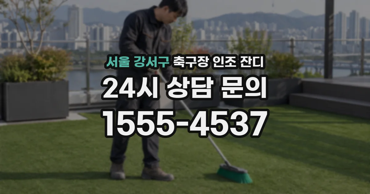서울 강서구 축구장 인조 잔디