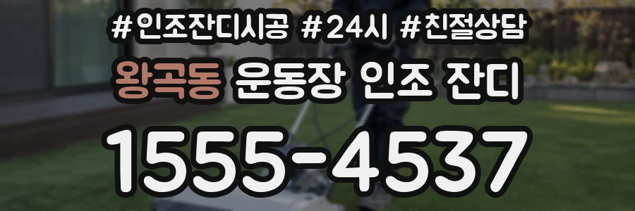 왕곡동 운동장 인조 잔디
