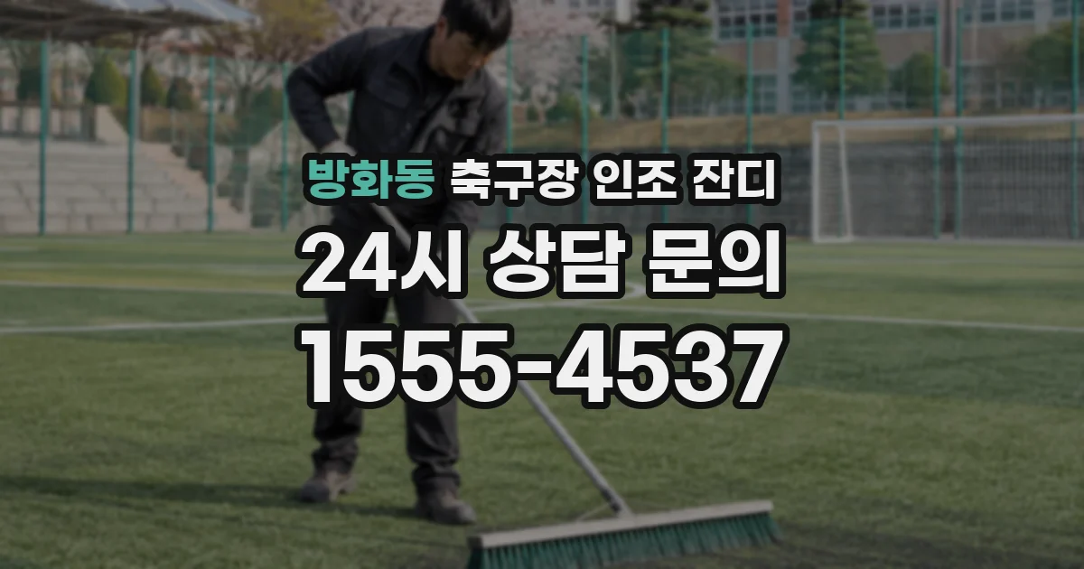 방화동 축구장 인조 잔디