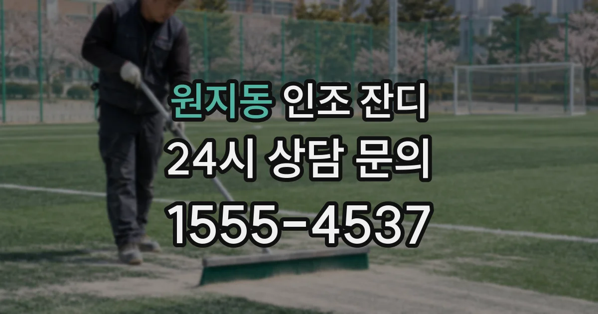 원지동 인조 잔디