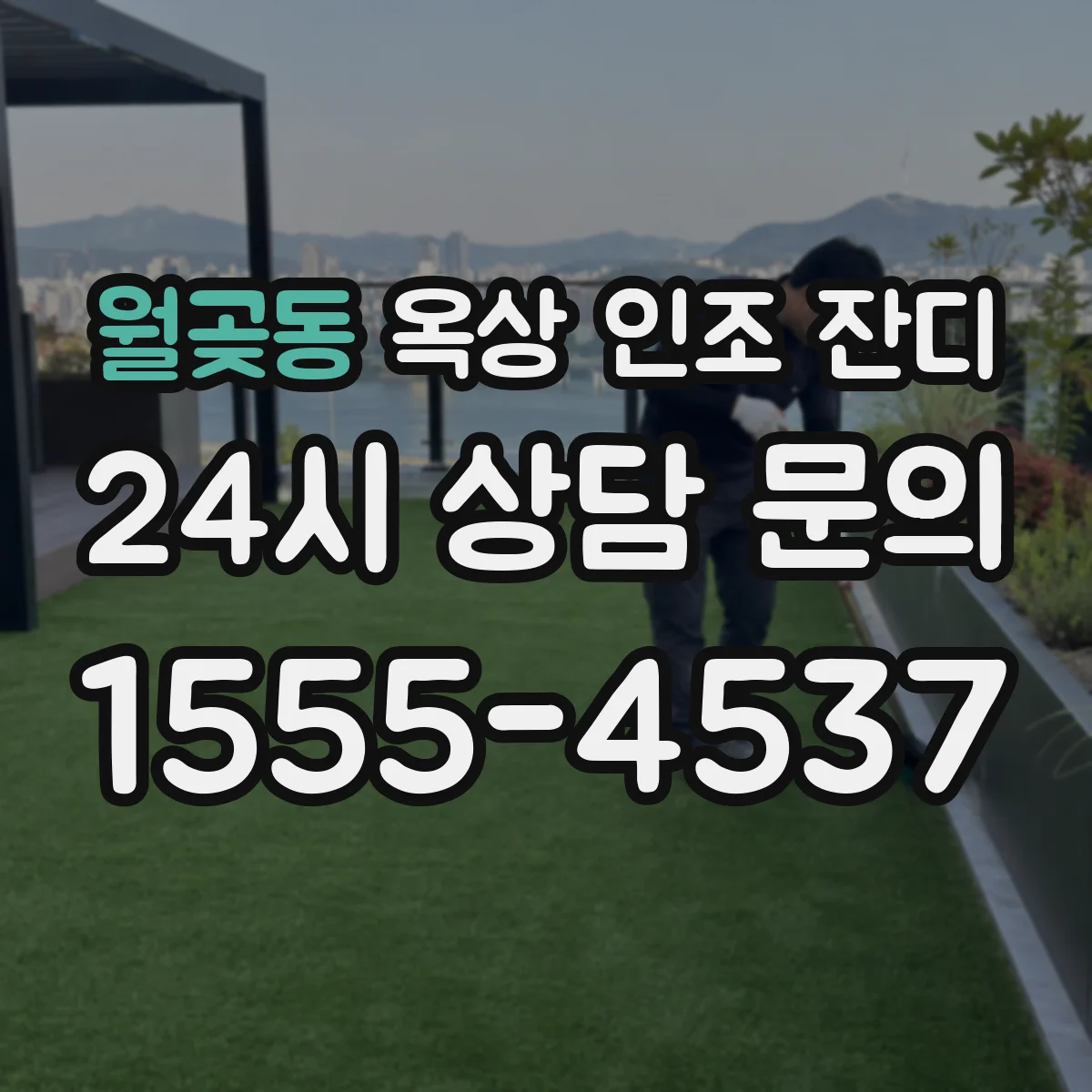 월곶동 옥상 인조 잔디