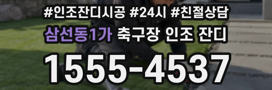 삼선동1가 축구장 인조 잔디