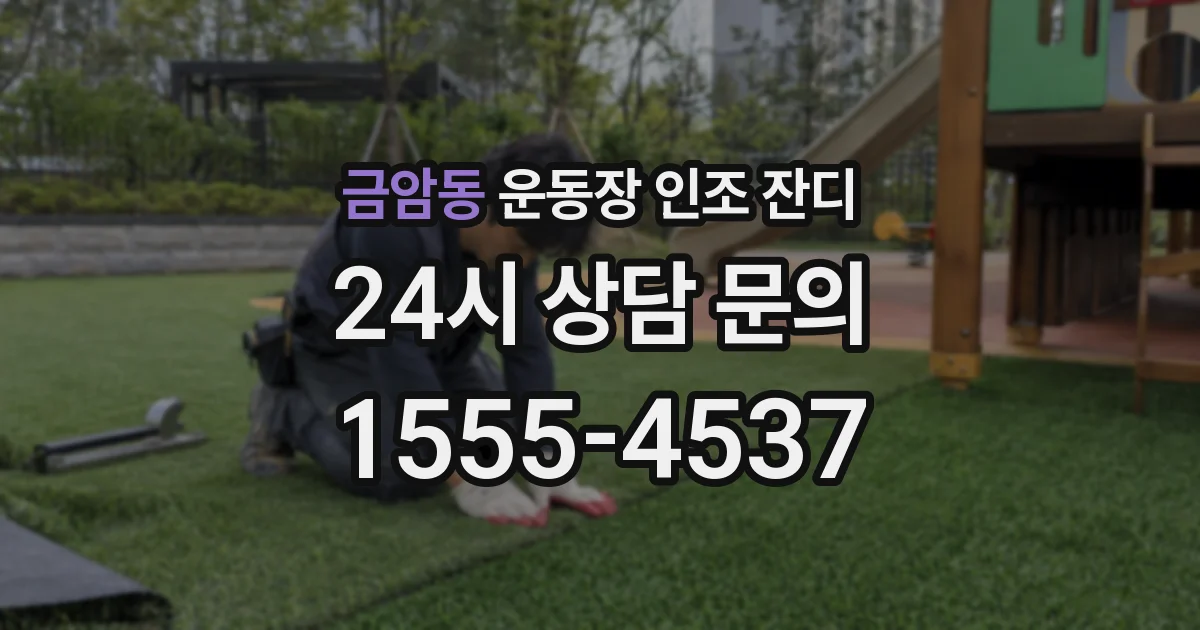금암동 운동장 인조 잔디