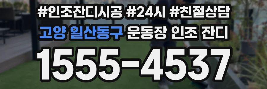 고양 일산동구 운동장 인조 잔디