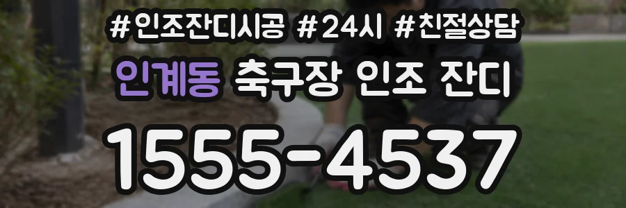 인계동 축구장 인조 잔디