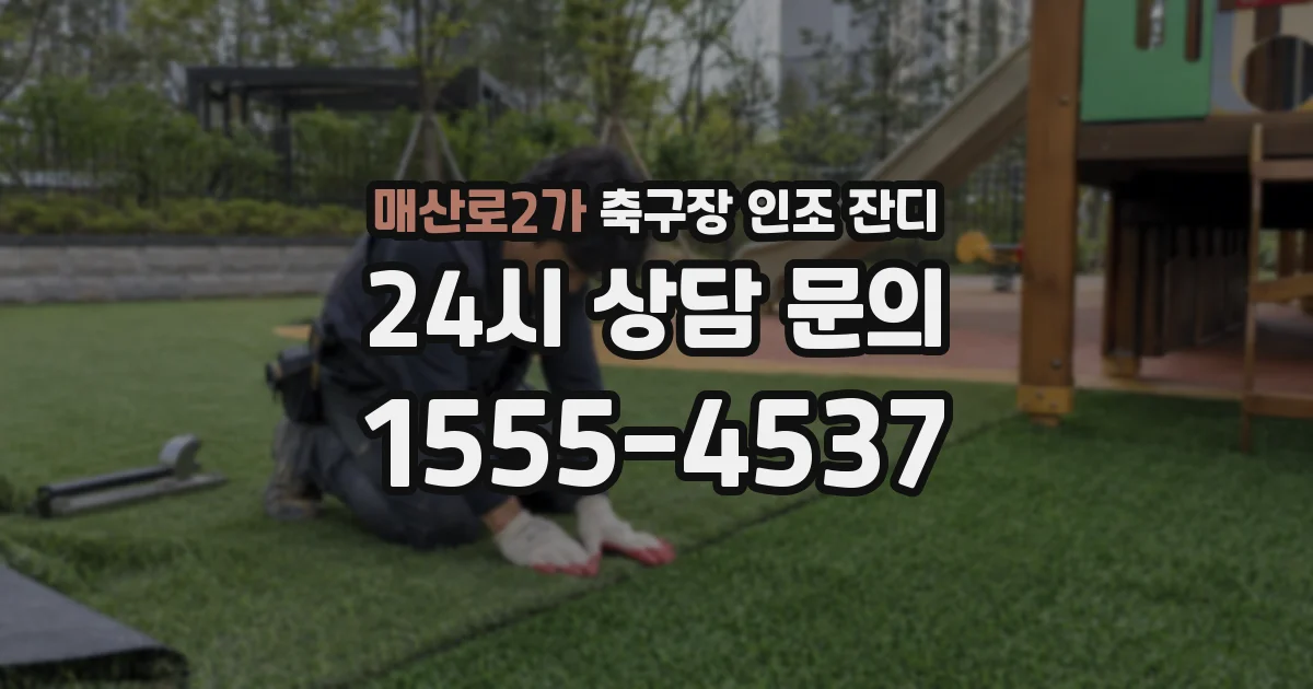 매산로2가 축구장 인조 잔디