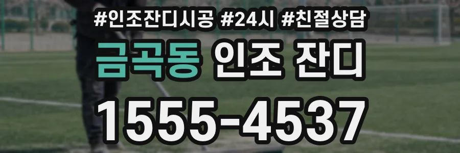 금곡동 인조 잔디