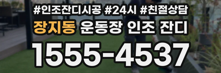 장지동 운동장 인조 잔디
