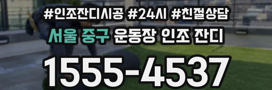 서울 중구 운동장 인조 잔디