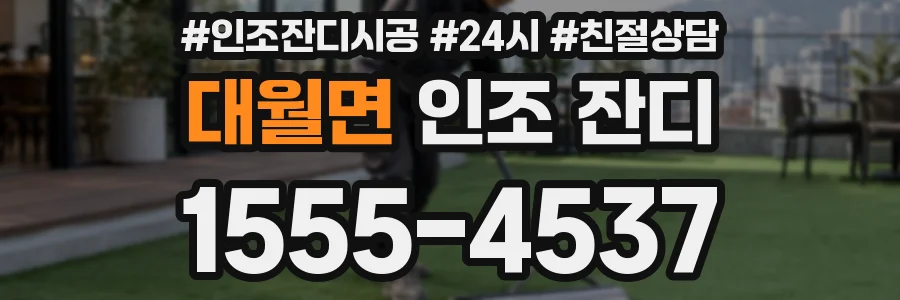 대월면 인조 잔디
