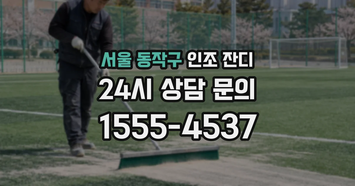 서울 동작구 인조 잔디