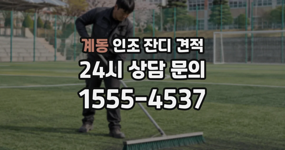계동 인조 잔디 견적