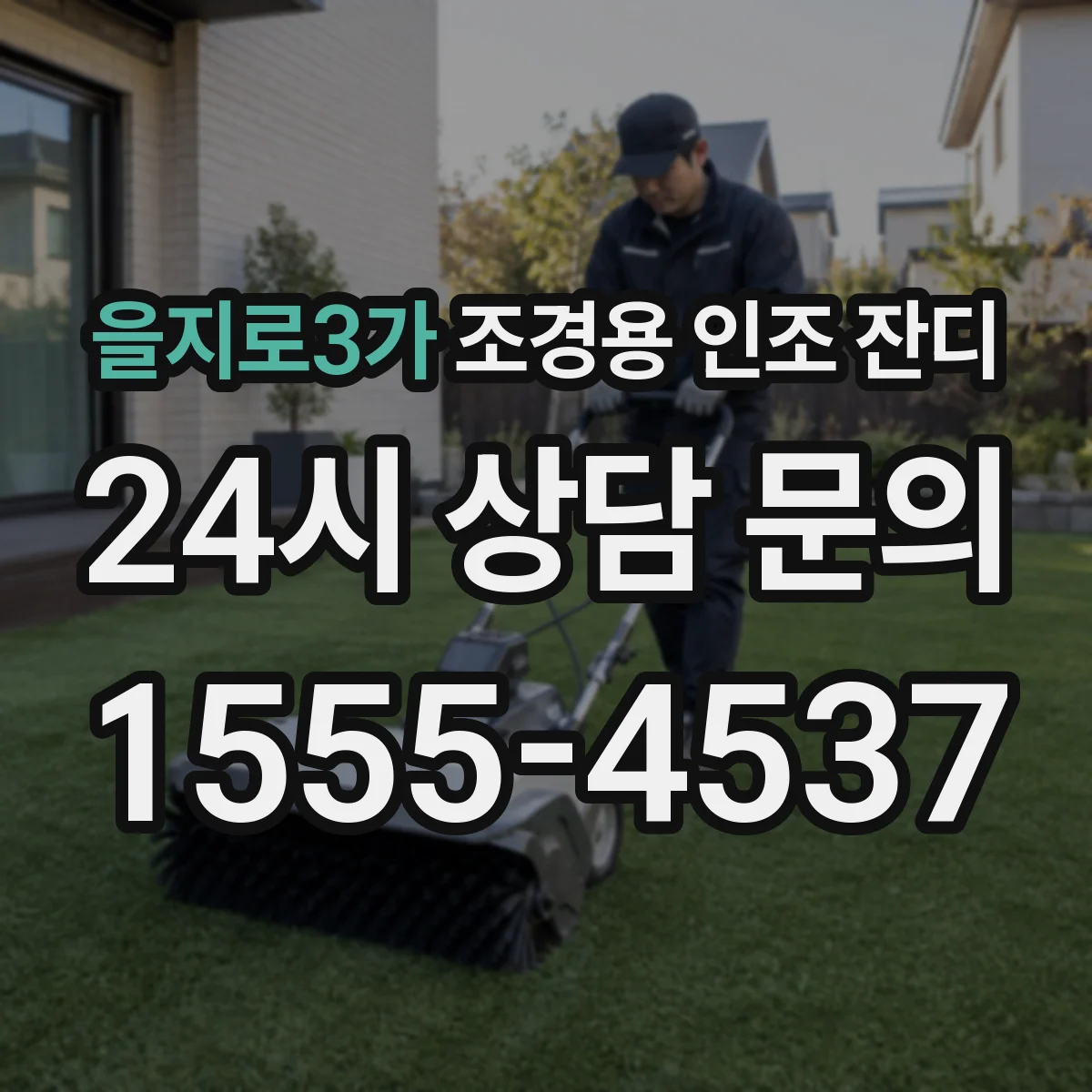 을지로3가 조경용 인조 잔디