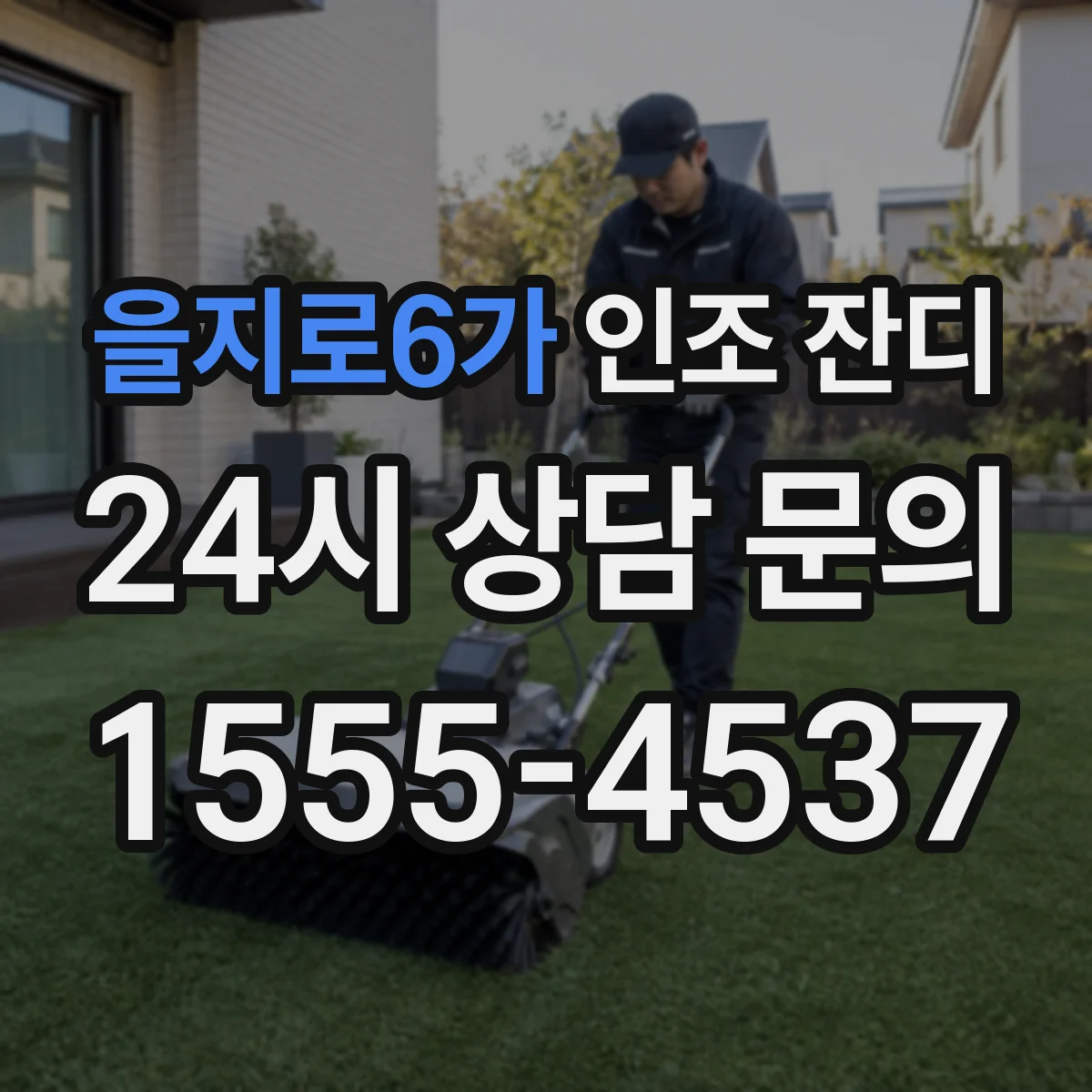 을지로6가 인조 잔디