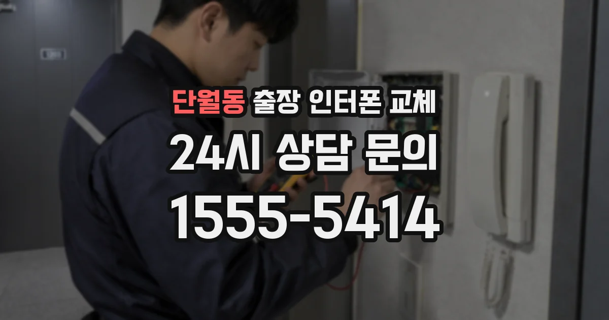 단월동 출장 인터폰 교체