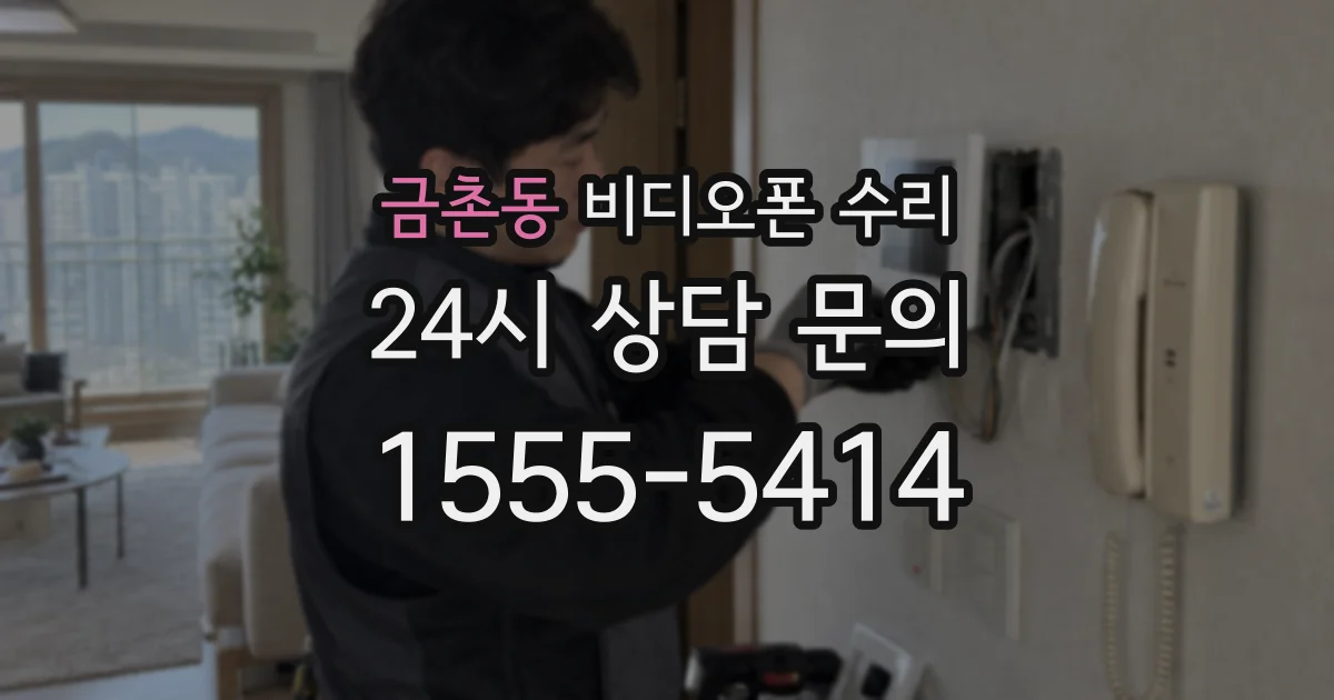 금촌동 비디오폰 수리