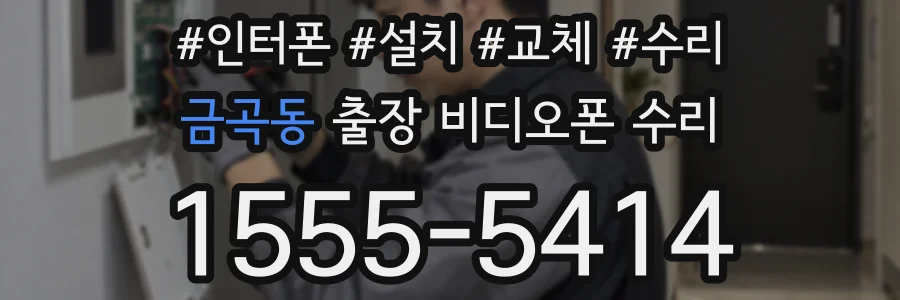 금곡동 출장 비디오폰 수리