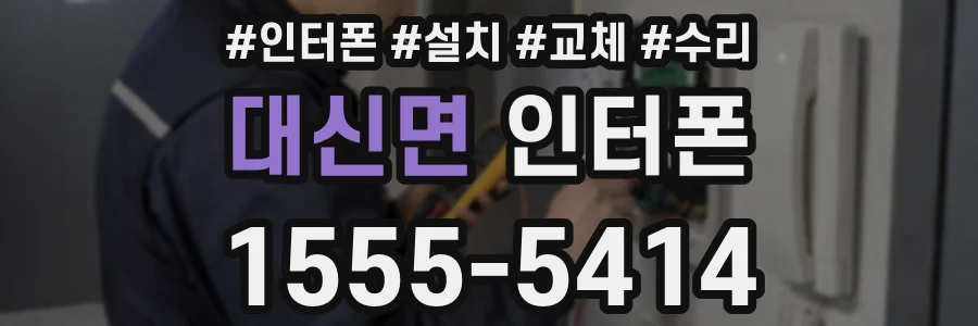 대신면 인터폰