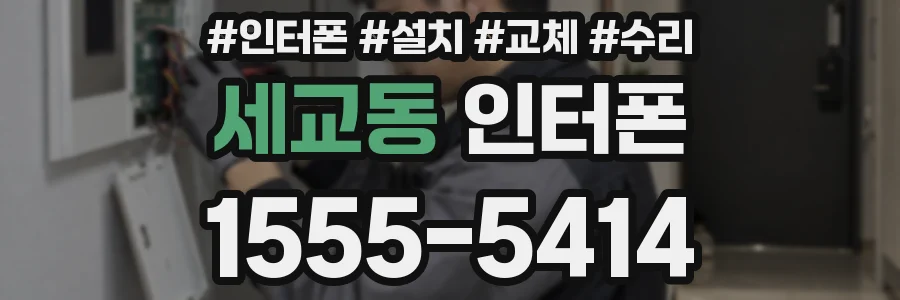 세교동 인터폰