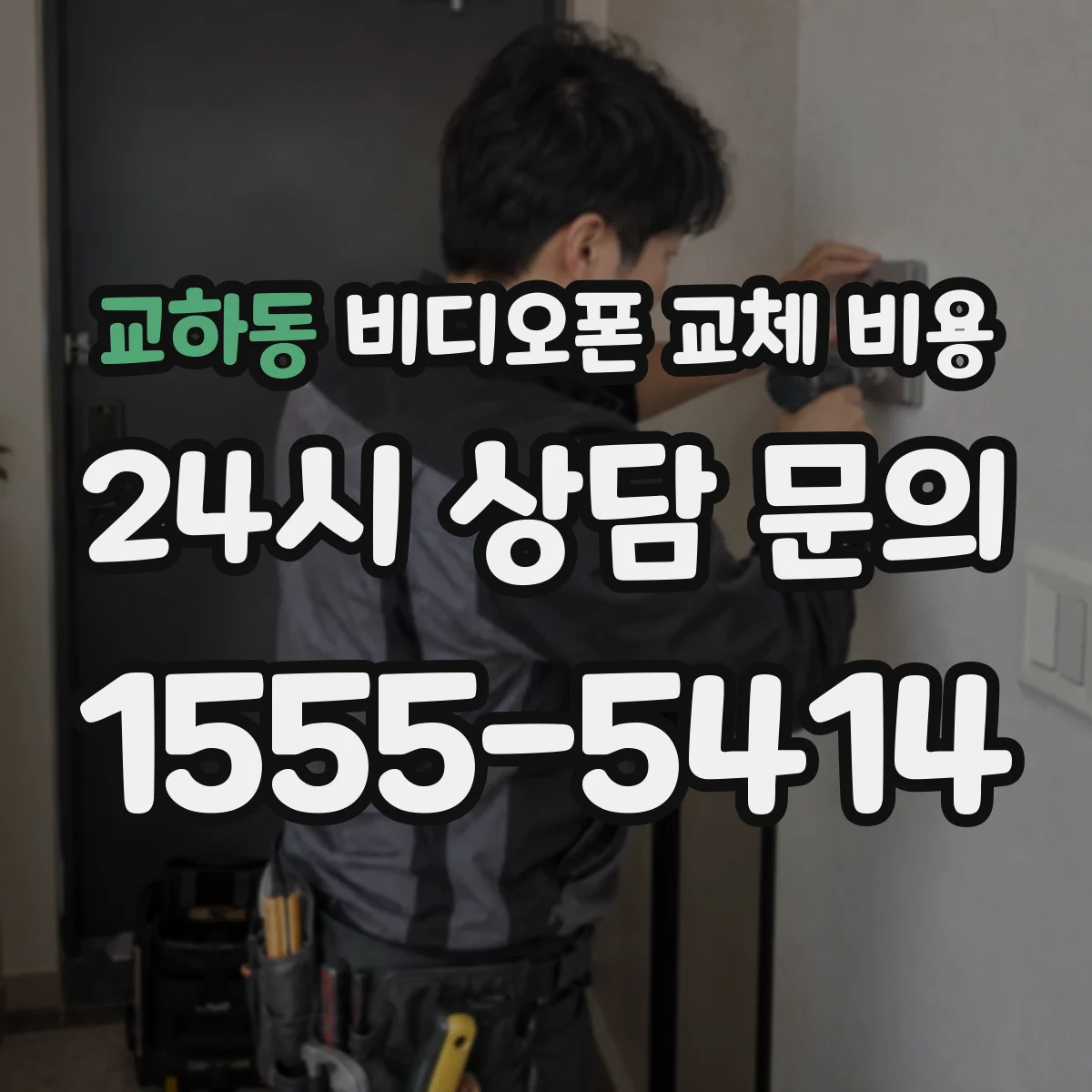 교하동 비디오폰 교체 비용