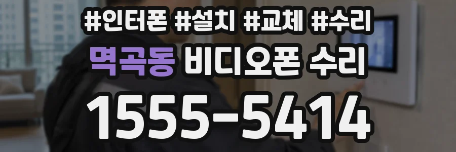 멱곡동 비디오폰 수리