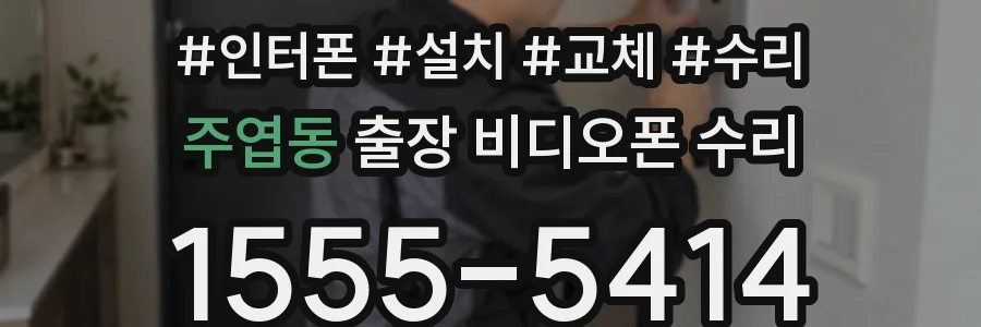 주엽동 출장 비디오폰 수리