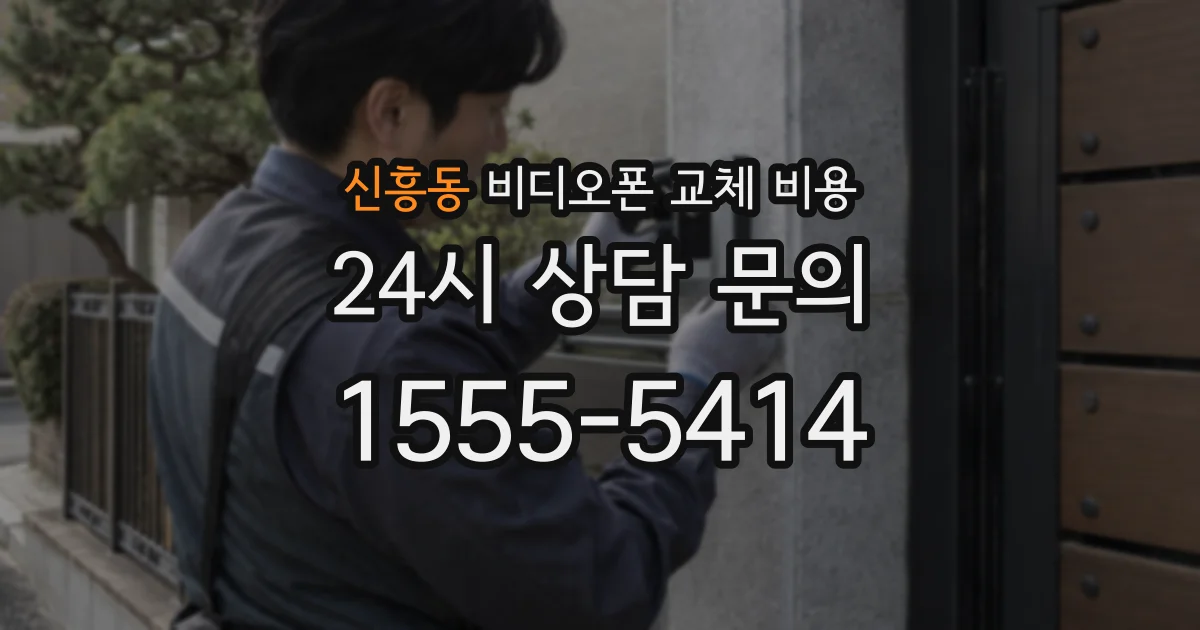 신흥동 비디오폰 교체 비용