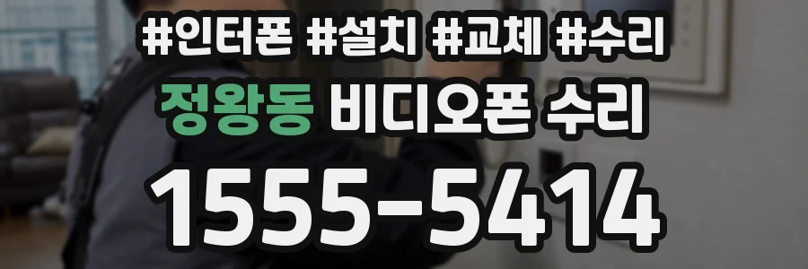 정왕동 비디오폰 수리