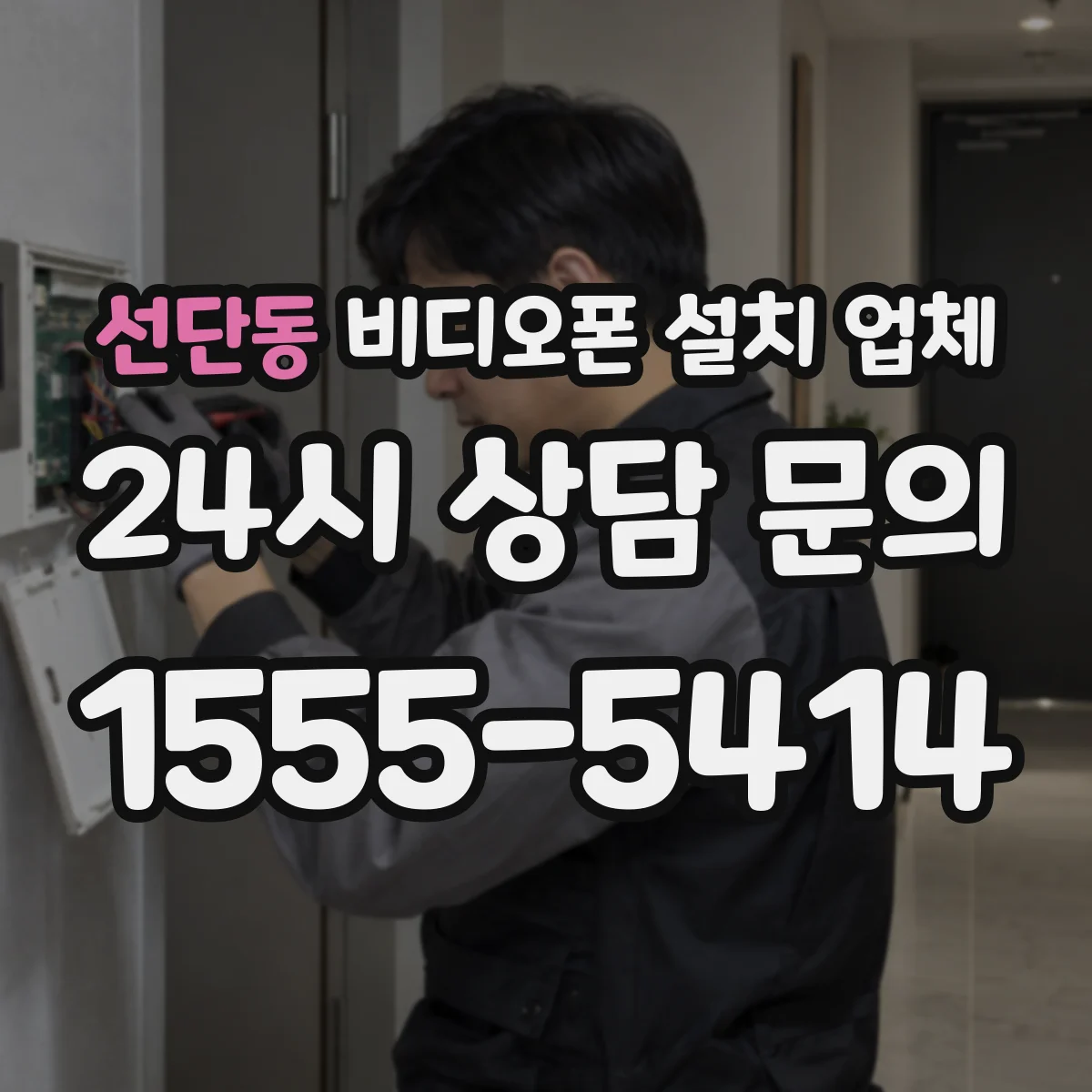 선단동 비디오폰 설치 업체