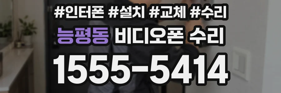 능평동 비디오폰 수리