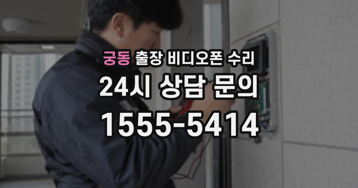궁동 출장 비디오폰 수리