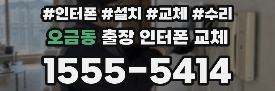 오금동 출장 인터폰 교체