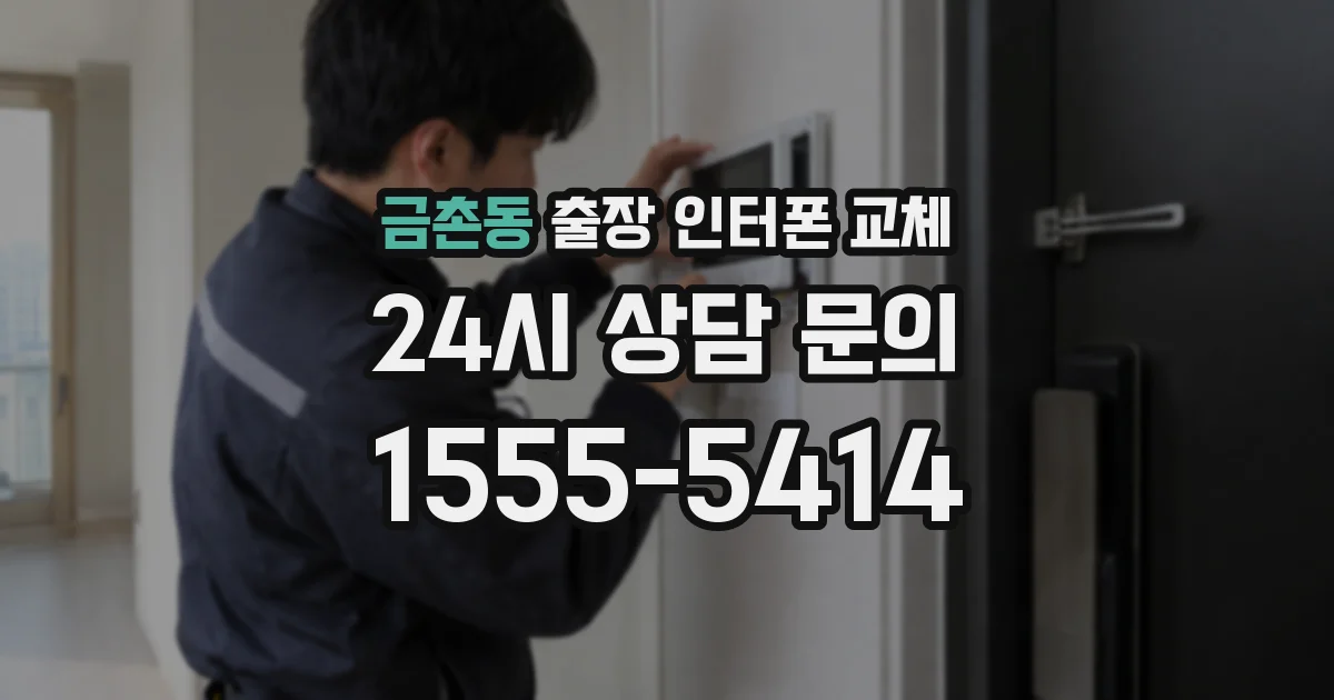 금촌동 출장 인터폰 교체