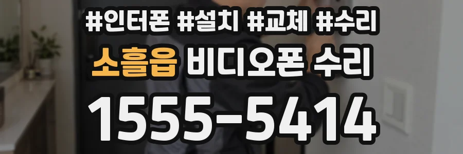 소흘읍 비디오폰 수리