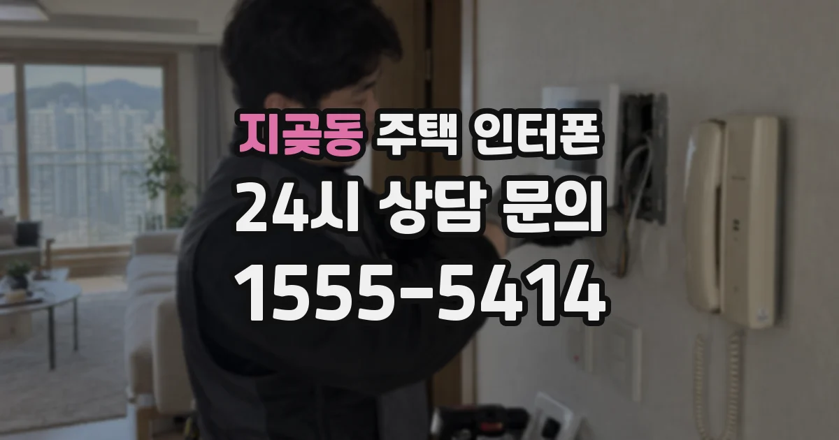 지곶동 주택 인터폰