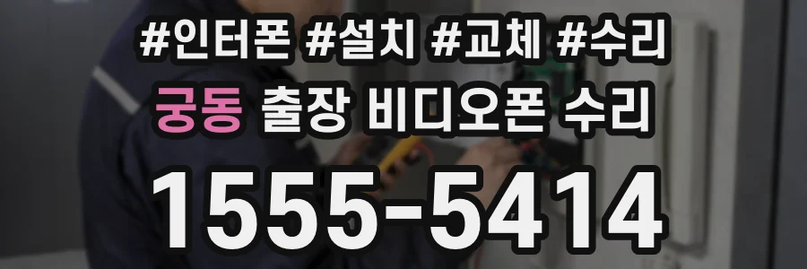 궁동 출장 비디오폰 수리