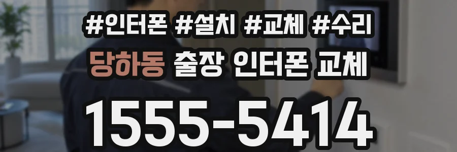 당하동 출장 인터폰 교체
