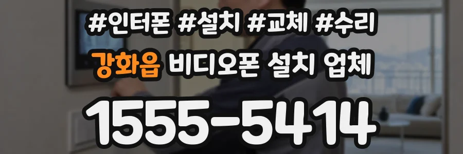 강화읍 비디오폰 설치 업체